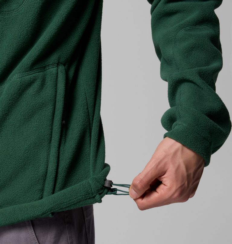 Men's Fast Trek II Full Zip Fleece, Color: Rain Forest, image 7