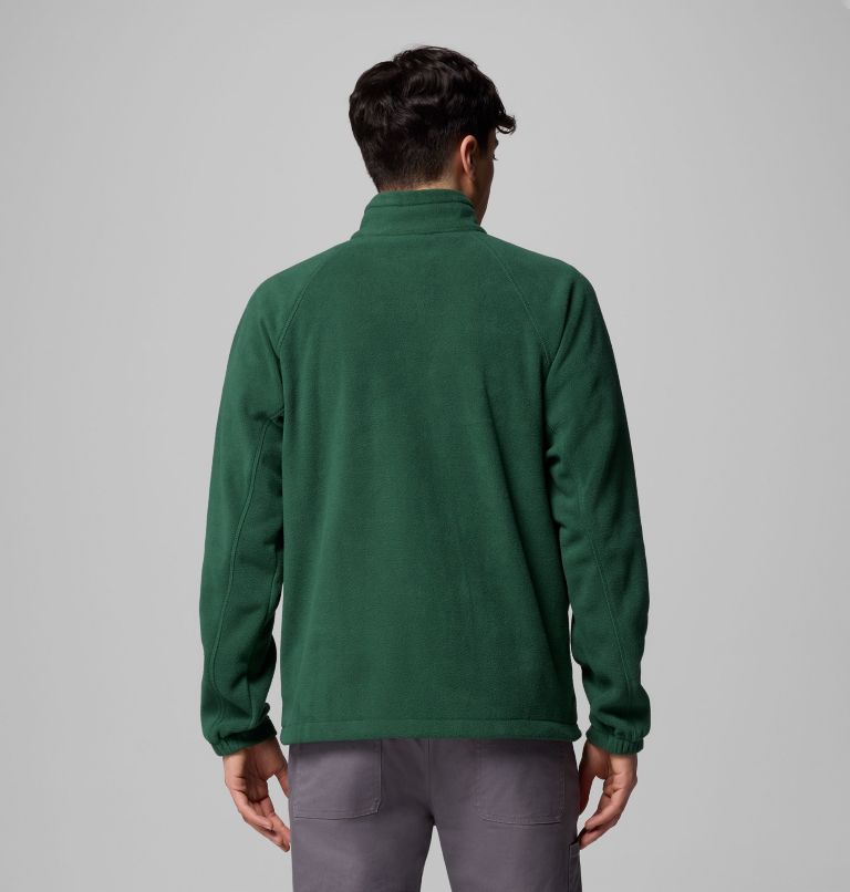 Men's Fast Trek II Full Zip Fleece, Color: Rain Forest, image 3