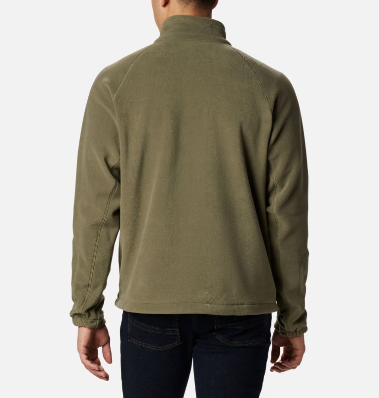 Men's Fast Trek II Full Zip Fleece, Color: Stone Green, image 2