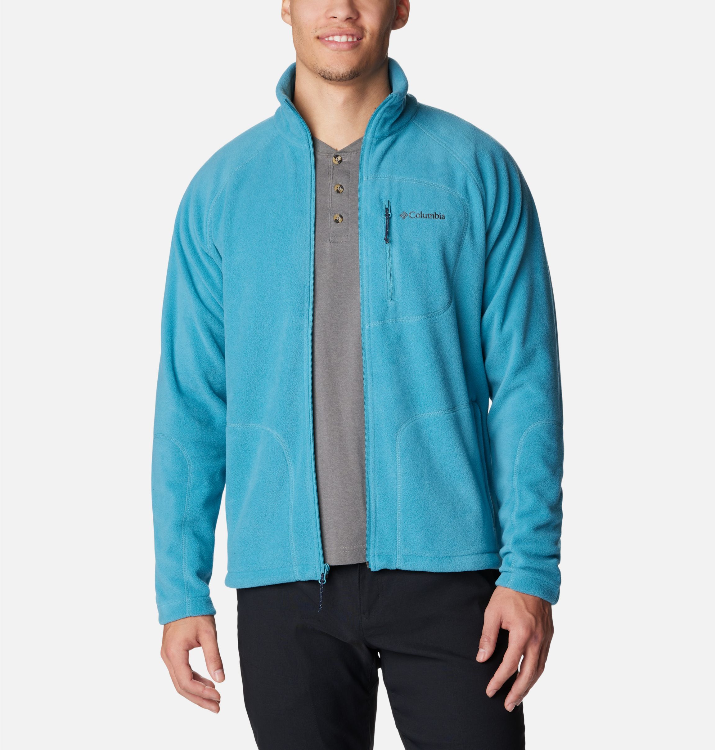 Columbia button sales up fleece