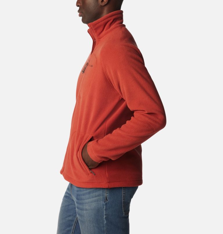 Thumbnail: Men’s Fast Trek II Fleece Jacket, Color: Warp Red, image 3
