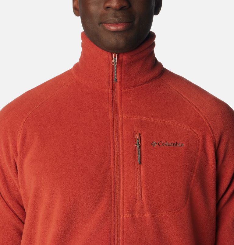 Men’s Fast Trek II Fleece Jacket, Color: Warp Red, image 4
