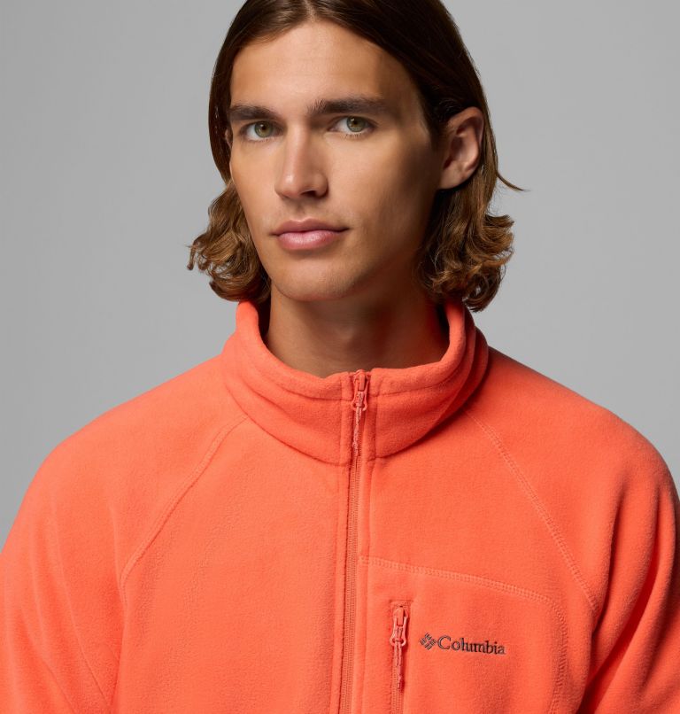 Men's Fast Trek II Full Zip Fleece, Color: Zing, image 6