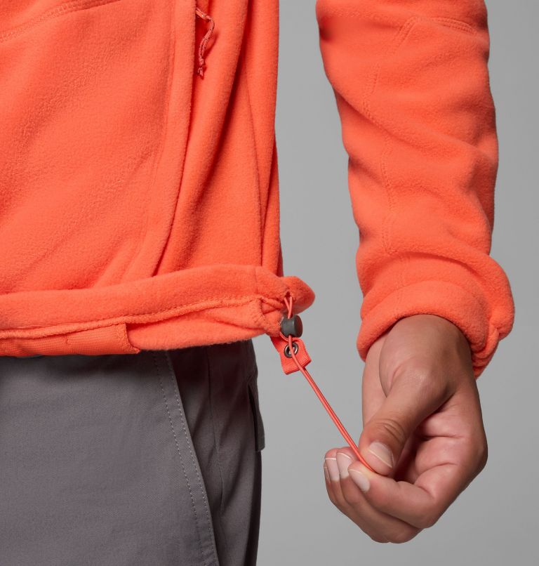 Men's Fast Trek II Full Zip Fleece, Color: Zing, image 7