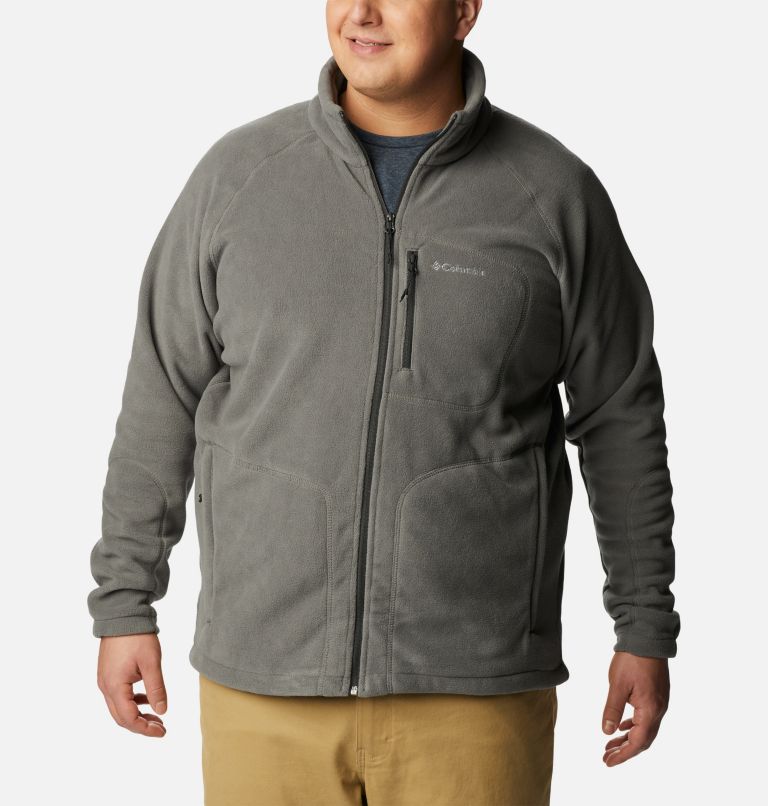 Men's Fast Trek II Full Zip Fleece - Extended Size, Color: City Grey, image 1