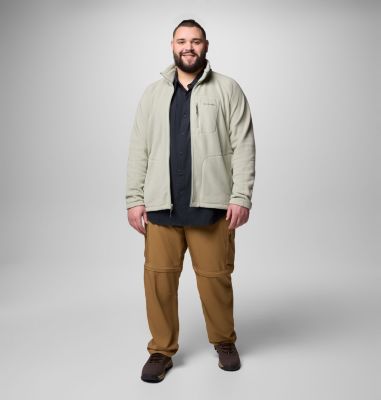 Men's Fast Trek II Full Zip Fleece - Extended Size, Color: Safari, image 2