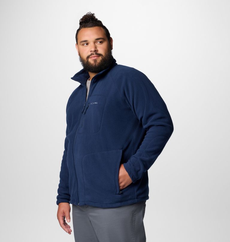 Men's Fast Trek II Full Zip Fleece - Extended Size, Color: Collegiate Navy, image 4