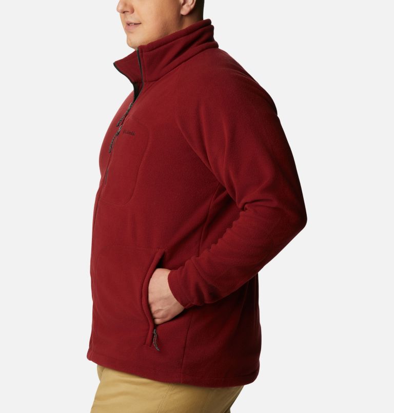 Thumbnail: Men's Fast Trek II Full Zip Fleece - Extended Size, Color: Red Jasper, image 3