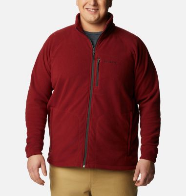 Polar de cremallera completa Fast Trek&trade; II para hombre - Talla Grande Fast Trek&trade; II Full Zip Fleece | 468 | 2X, Red Jasper, front