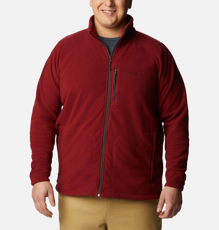 Thumbnail: Men's Fast Trek II Full Zip Fleece - Extended Size, Color: Red Jasper, image 1
