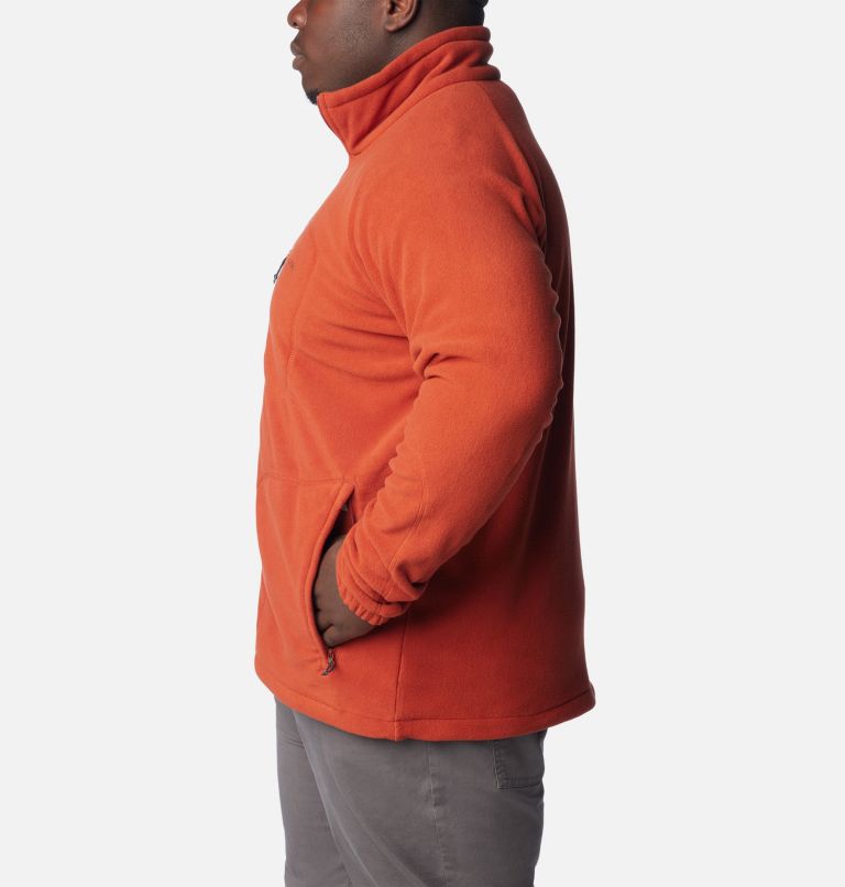 Orange columbia fleece on sale jacket