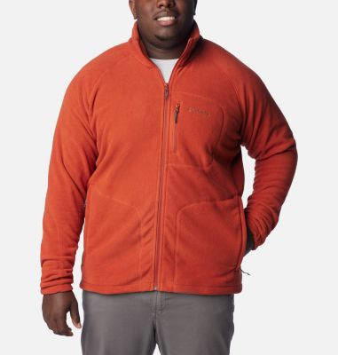 Columbia WEATHER FULL ZIP - Forro polar - warp red heather/naranja