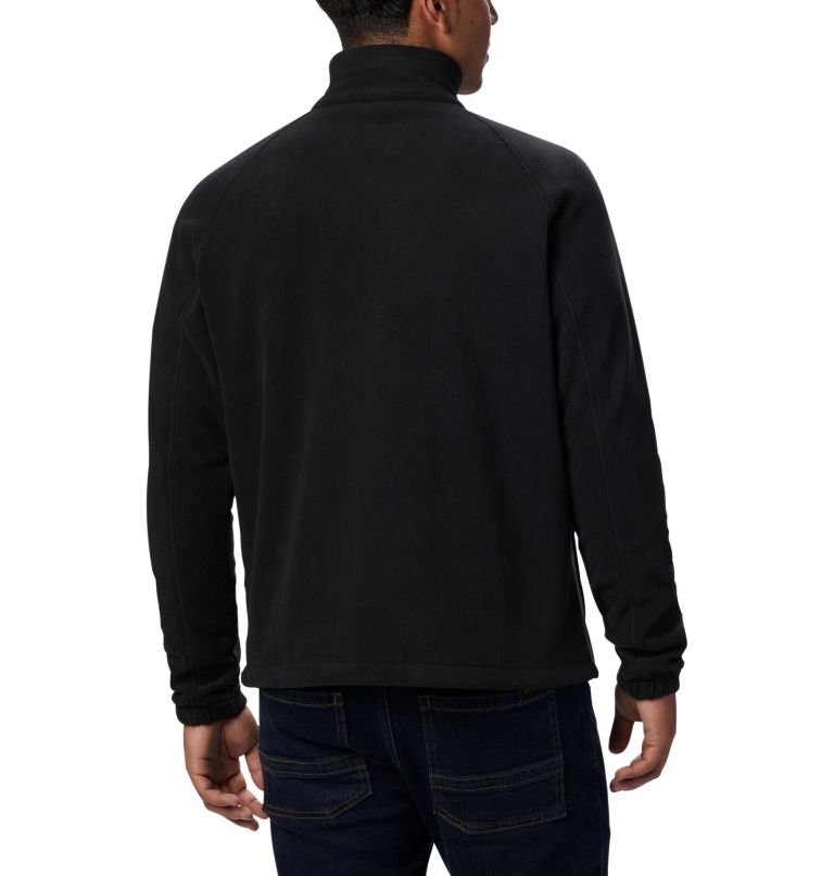 Men's Fast Trek II Full Zip Fleece – Tall, Color: Black, image 2