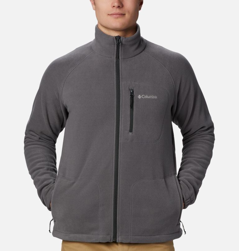 Men's Fast Trek II Full Zip Fleece – Tall, Color: City Grey, image 3