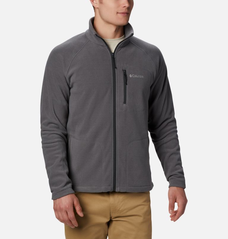 Men's Fast Trek II Full Zip Fleece – Tall, Color: City Grey, image 1