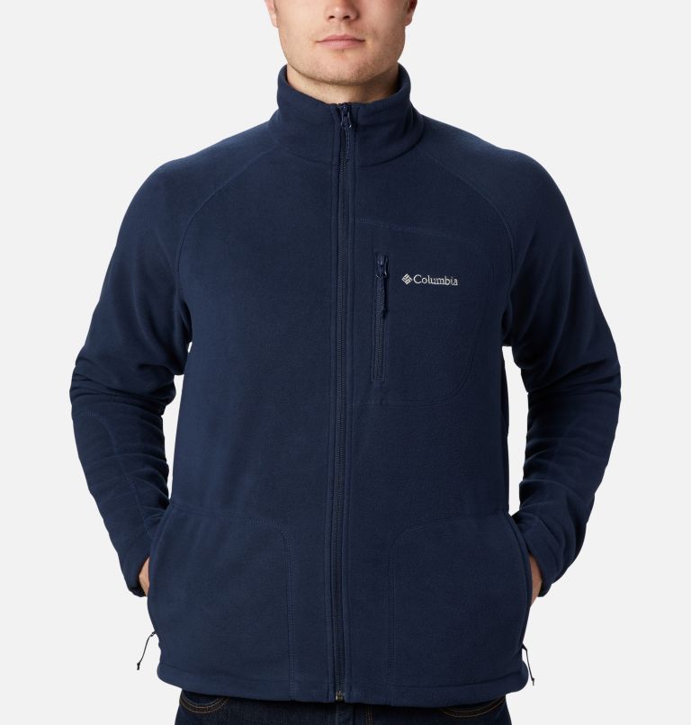Men's Fast Trek II Full Zip Fleece – Tall, Color: Collegiate Navy, image 5