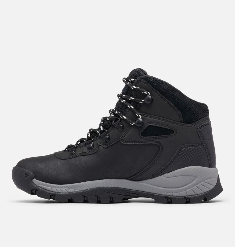 Women's Newton Ridge Plus Waterproof Hiking Boot, Color: Black, Chalk, image 6