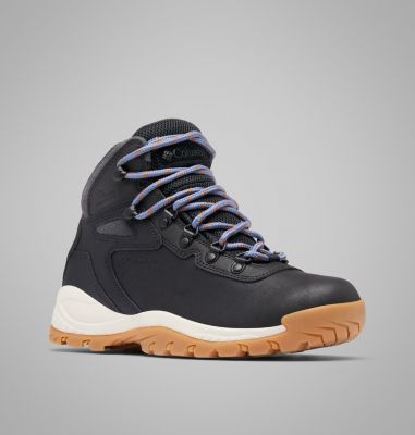 Women’s Newton Ridge Plus Waterproof Hiking Boot, Color: Black, New Moon, image 3