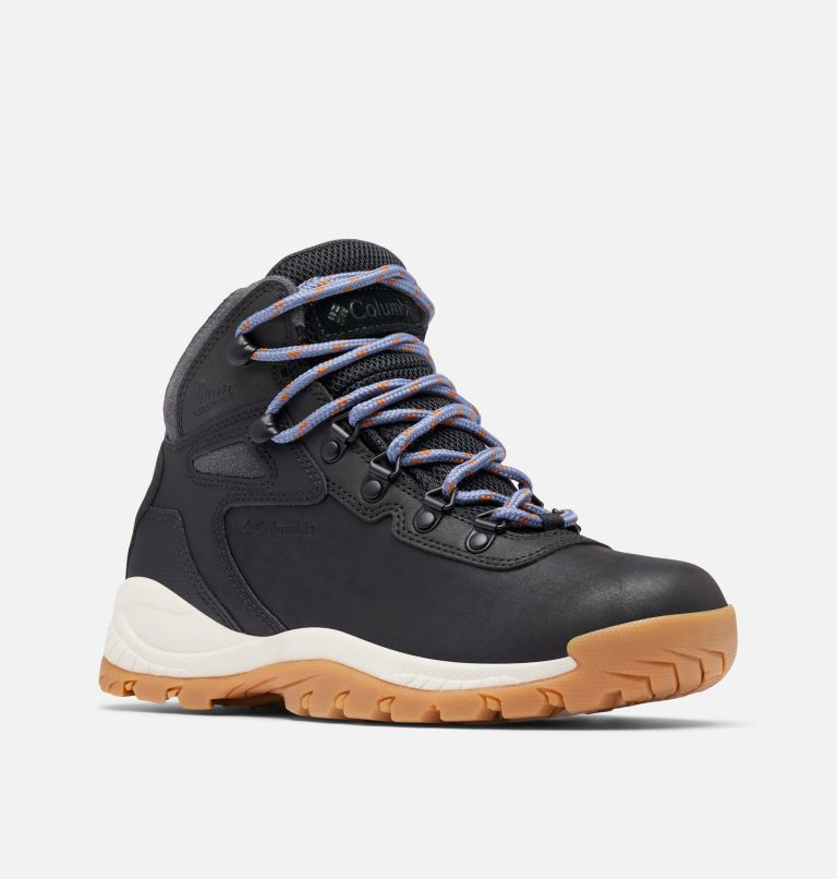 Women’s Newton Ridge Plus Waterproof Hiking Boot, Color: Black, New Moon, image 2