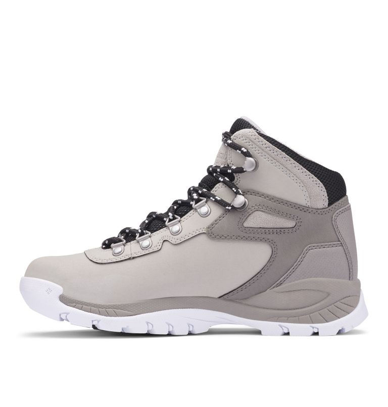Women’s Newton Ridge Plus Waterproof Hiking Boot, Color: Dove, White, image 5