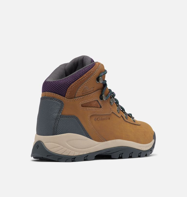 Bottes de randonnée imperméables Newton Ridge Plus pour femme, Color: Light Brown, Cyber Purple, image 9