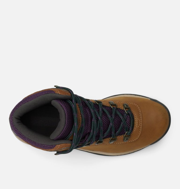 Bottes de randonnée imperméables Newton Ridge Plus pour femme, Color: Light Brown, Cyber Purple, image 3