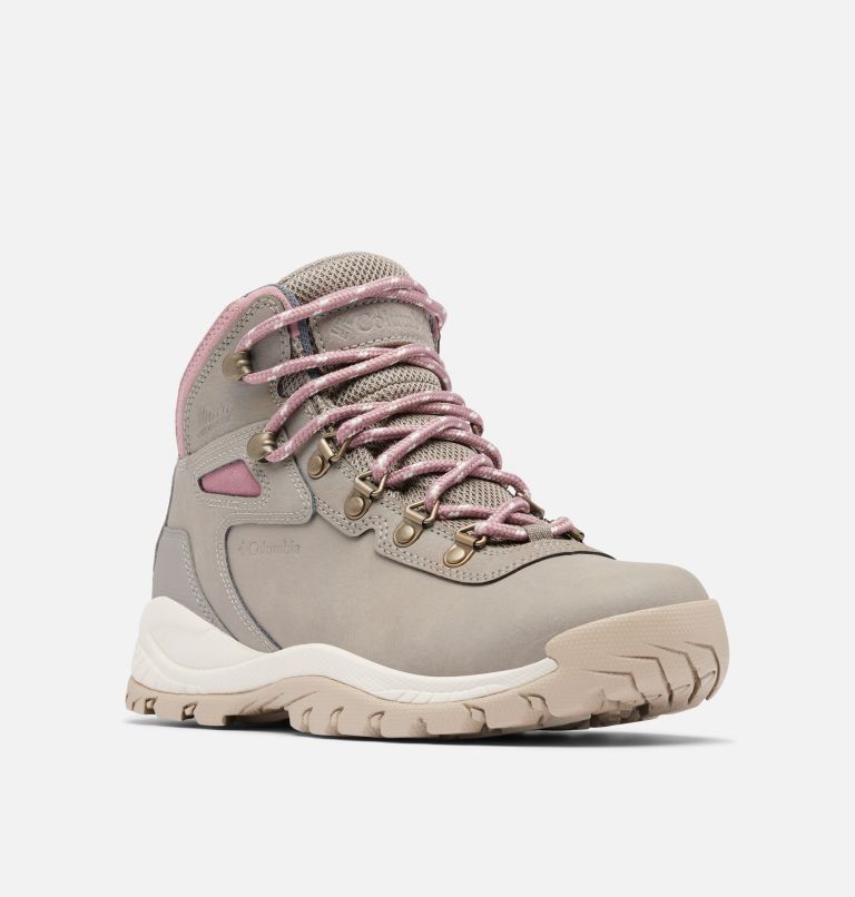 Women's Newton Ridge Plus Waterproof Hiking Boot - Wide, Color: Kettle, Fig, image 3
