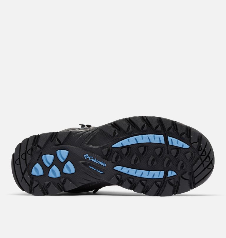 Women's Newton Ridge Plus Waterproof Hiking Boot - Wide, Color: Quarry, Cool Wave, image 5