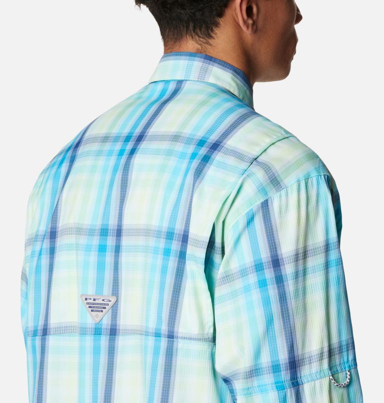 Thumbnail: Men’s PFG Super Tamiami Long Sleeve Shirt, Color: Key West Blurcheck, image 5