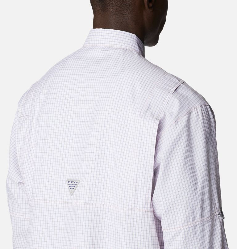 Thumbnail: Super Tamiami LS Shirt | 688 | XL, Color: Sunset Red Multi Gingham, image 5