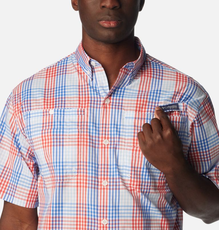 Columbia Super Tamiami Short Sleeve Shirt in Blue for Men