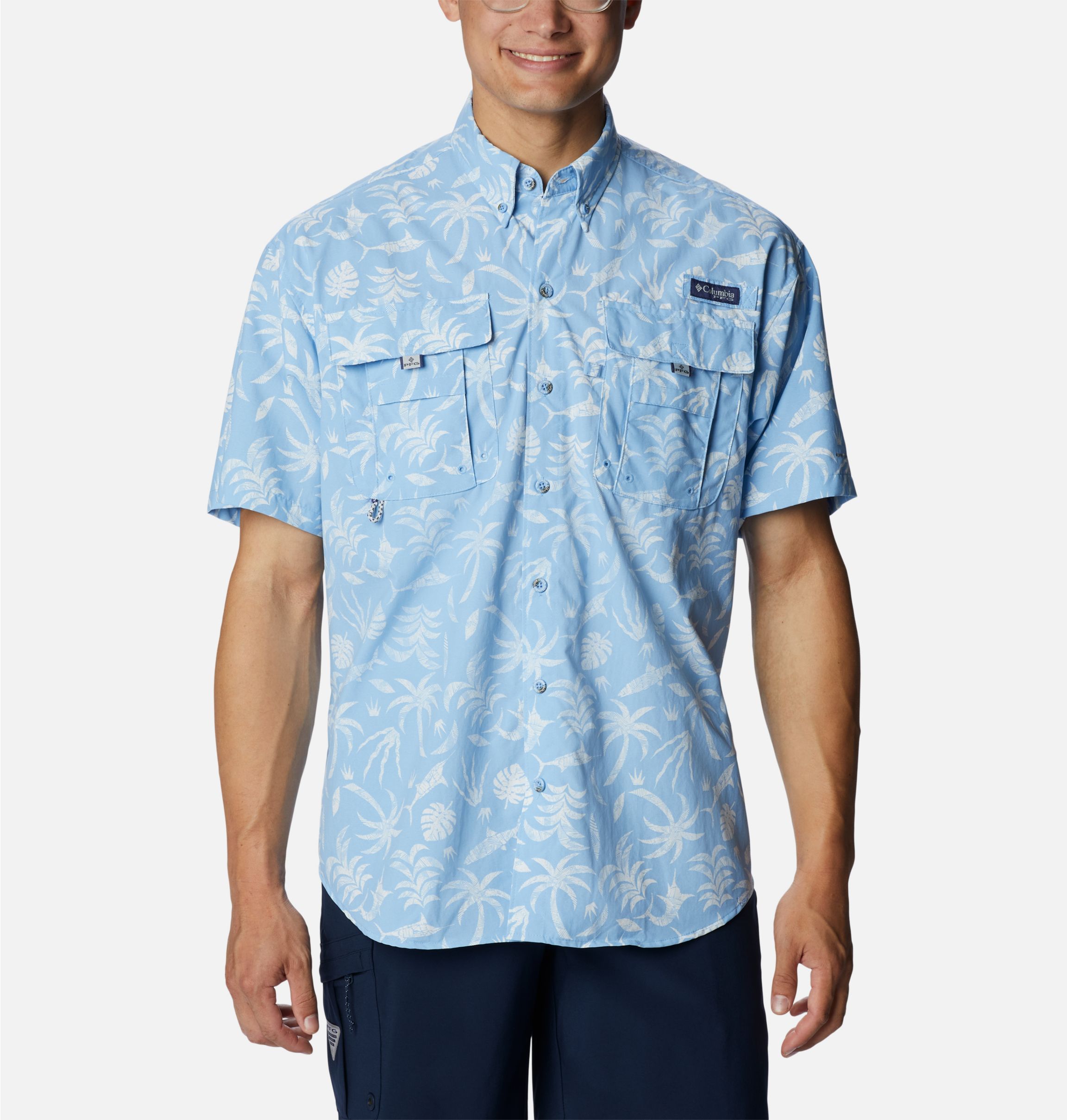 Columbia Bahama II short sleeve fishing shirt small 30% off