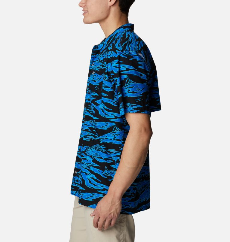 Chemise Columbia PFG Bonehead Homme XL - Manches Courtes Poisson Imprimé