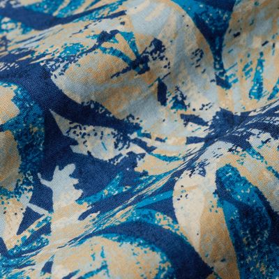 Close-up shot of the 100% cotton fabric.