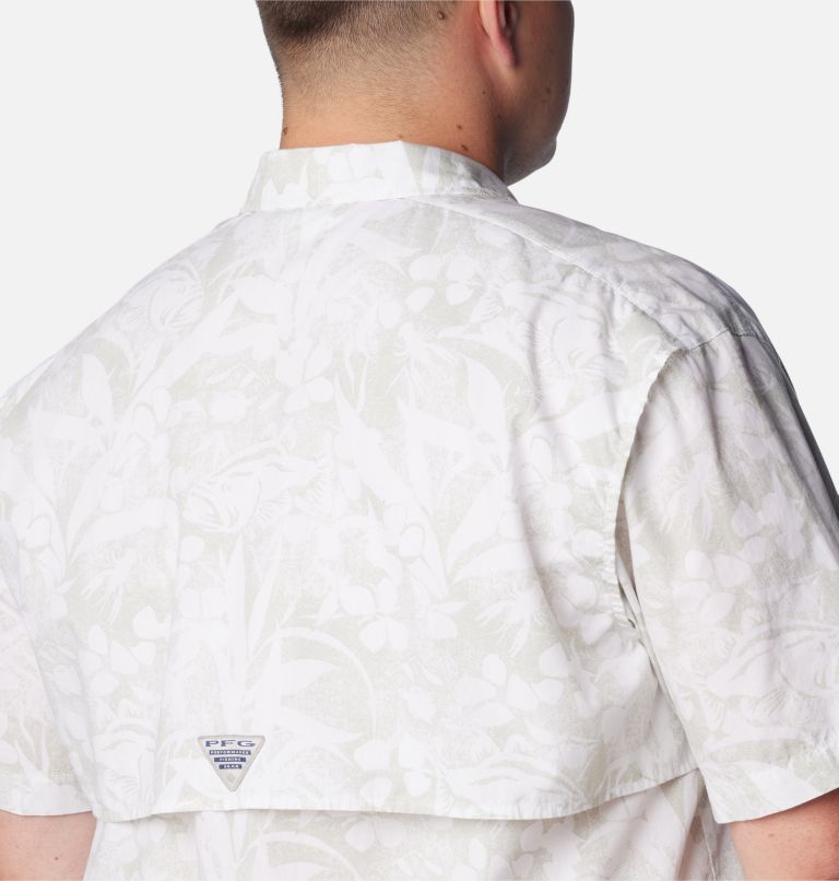Men's PFG Trollers Best Short Sleeve Shirt – Big, Color: Cool Grey Basstyle Print, image 5