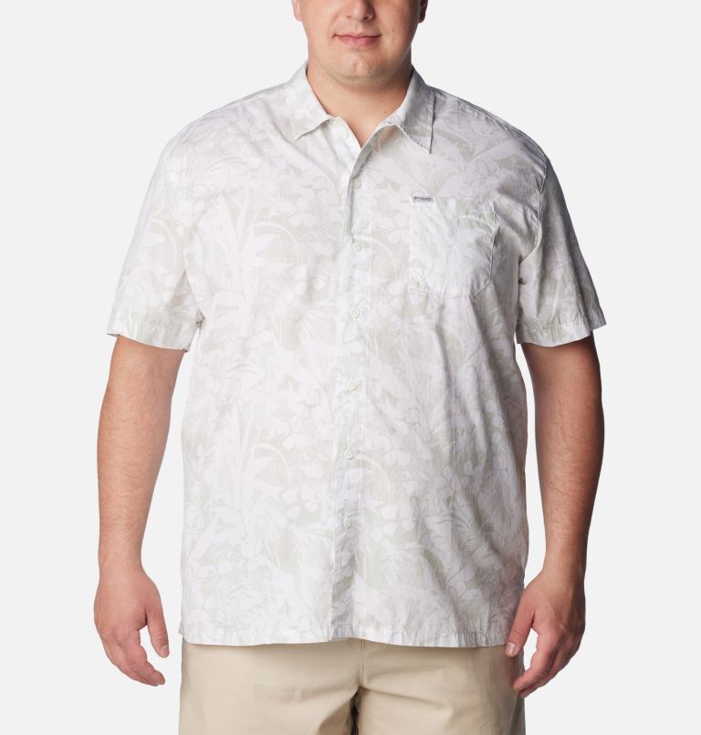 Men's PFG Trollers Best Short Sleeve Shirt – Big, Color: Cool Grey Basstyle Print, image 1
