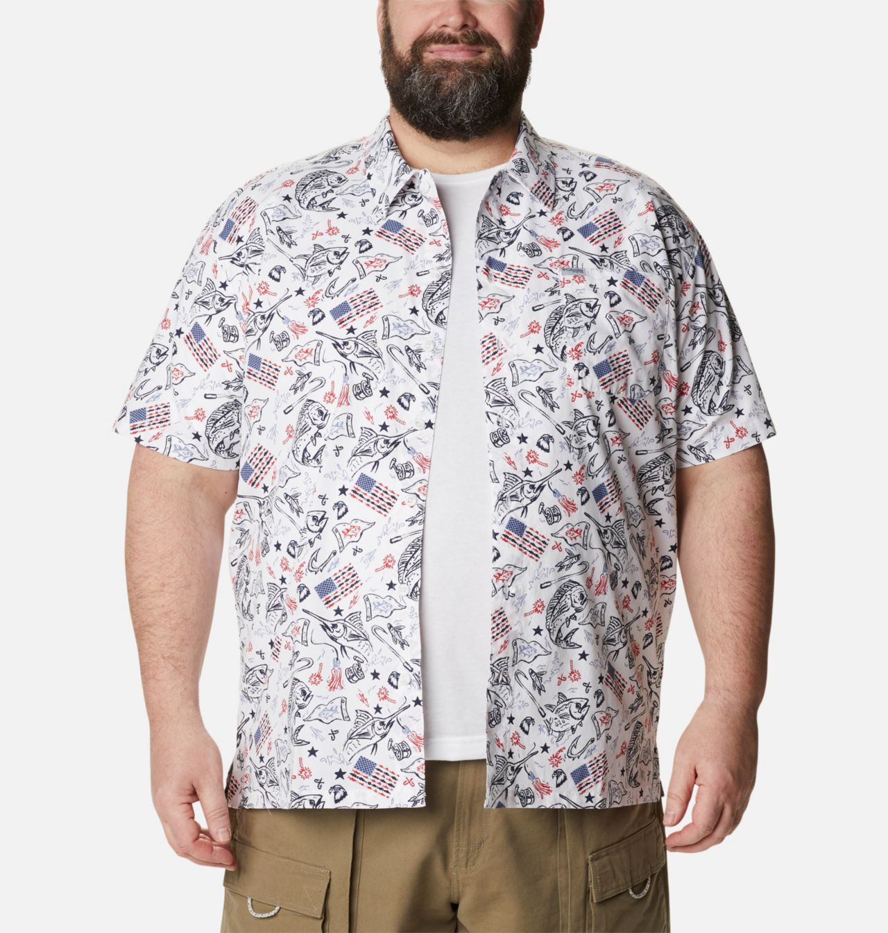 Men's PFG Trollers Best™ Short Sleeve Shirt – Big 6