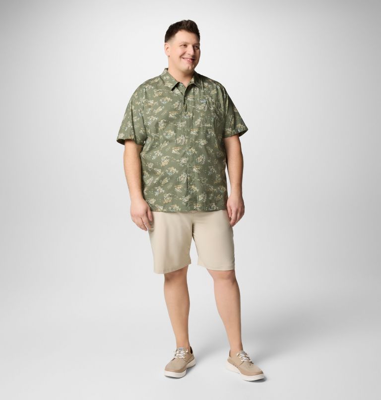 Men's PFG Trollers Best Short Sleeve Shirt – Big, Color: Cypress Freshfish, image 2