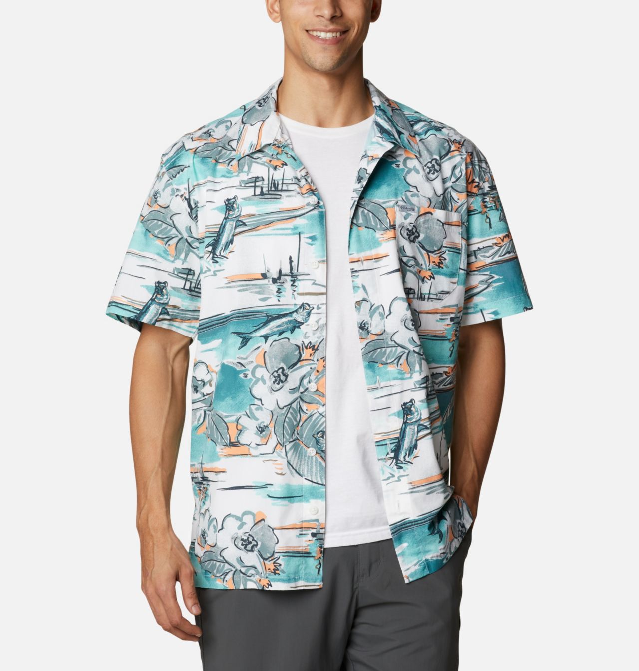 Men's PFG Trollers Best™ Short Sleeve Shirt – Big 6