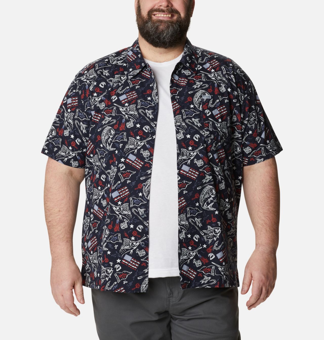 Men's PFG Trollers Best™ Short Sleeve Shirt – Big 1