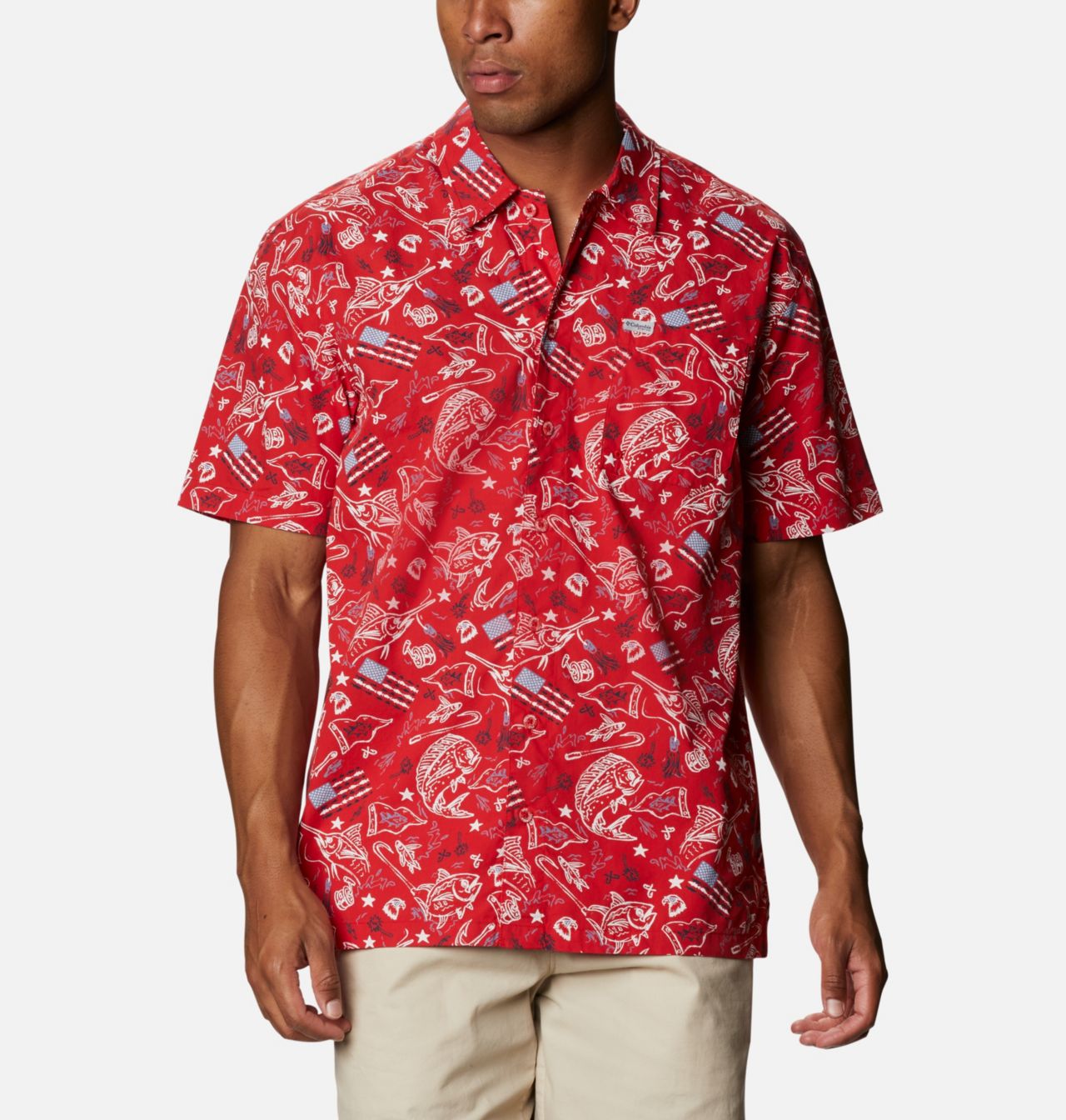 Men's PFG Trollers Best™ Short Sleeve Shirt – Big 1