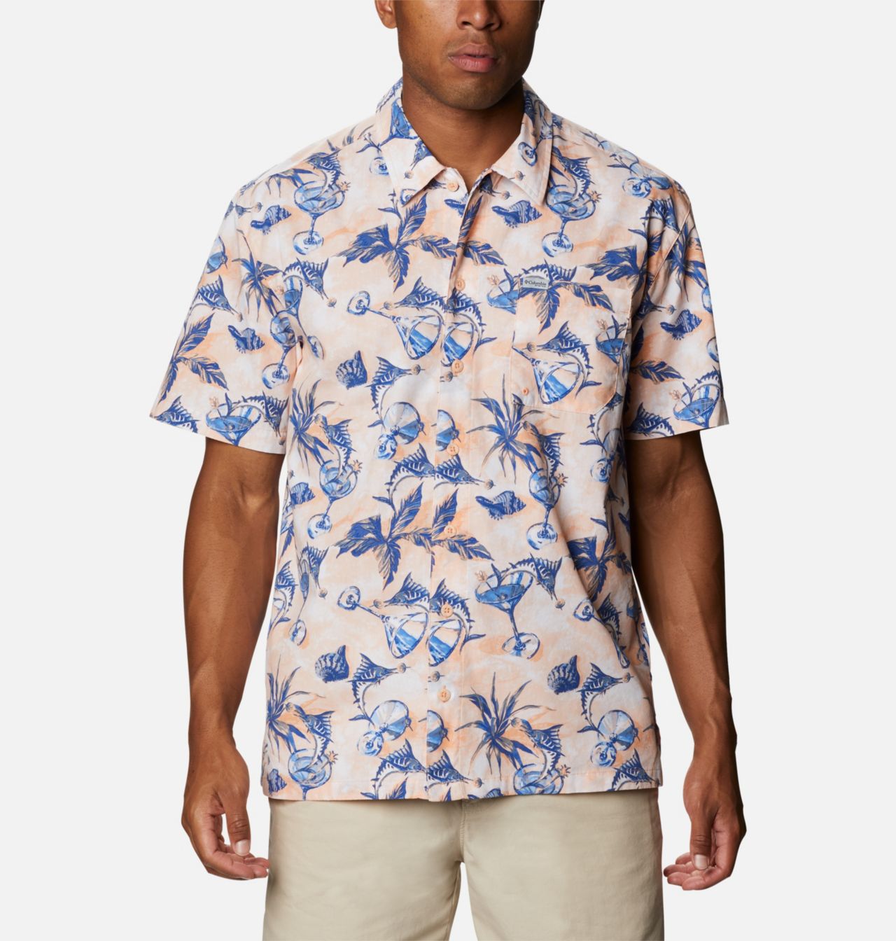 Men's PFG Trollers Best™ Short Sleeve Shirt – Big 1
