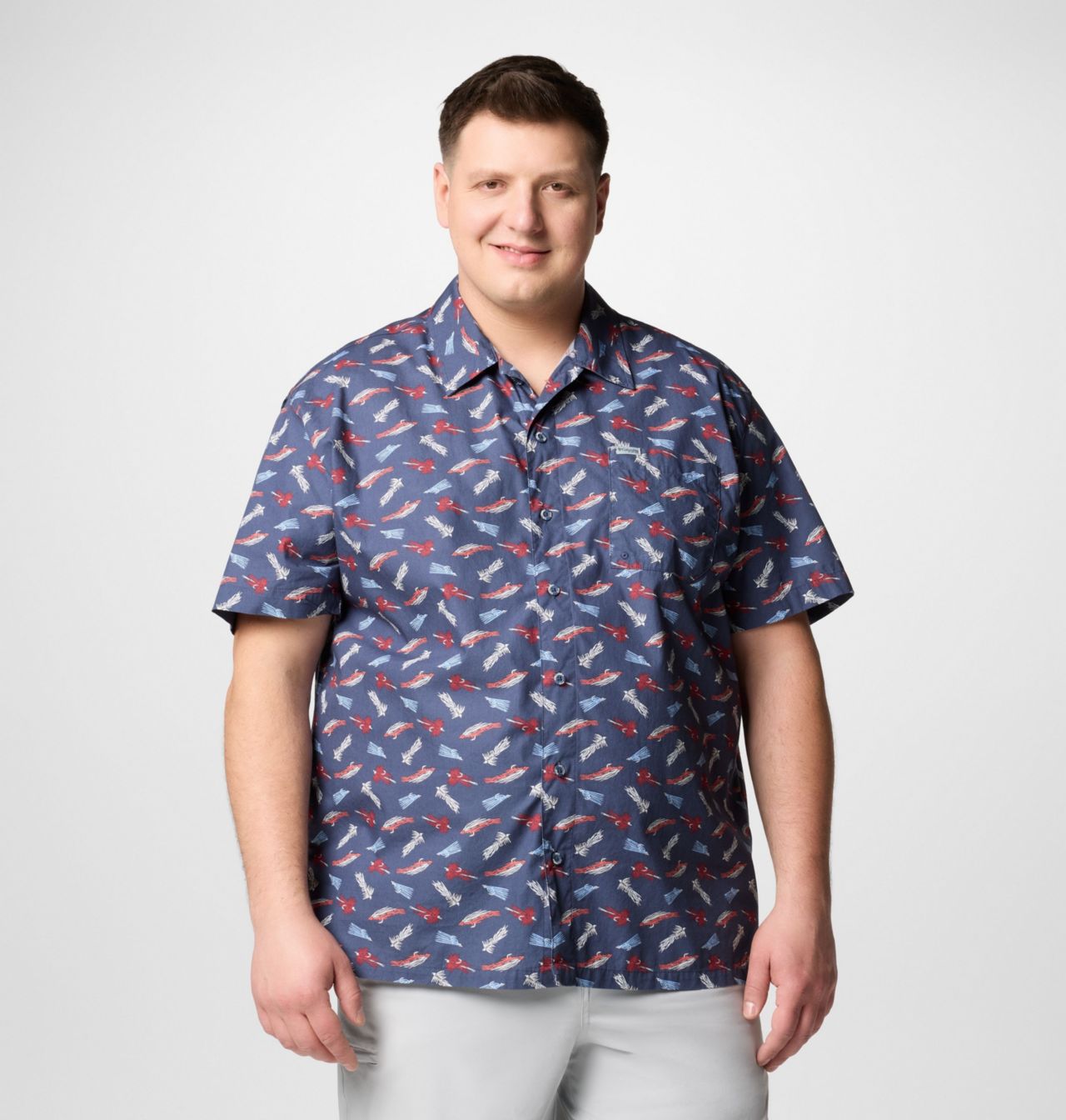 Men's PFG Trollers Best™ Short Sleeve Shirt – Big 1
