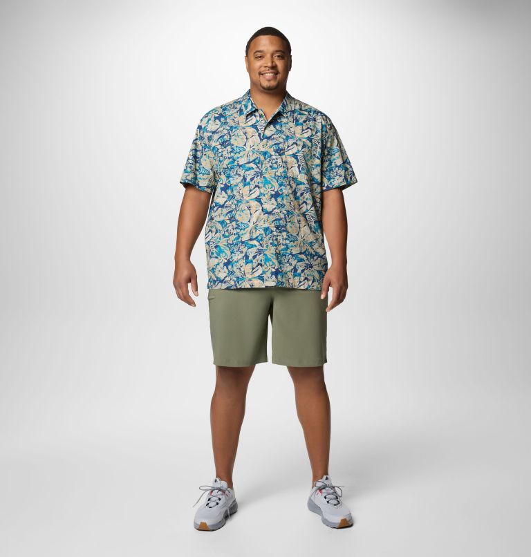 Men's PFG Trollers Best Short Sleeve Shirt – Big, Color: Blue Echo Wild Caught, image 2