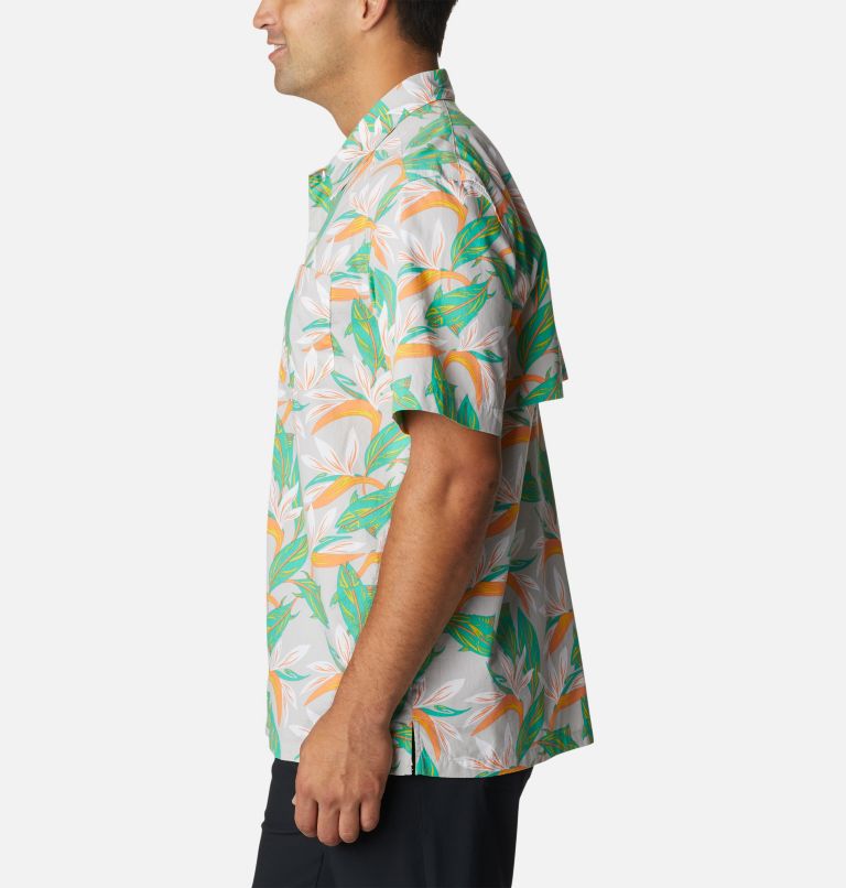 Men's PFG Trollers Best Short Sleeve Shirt – Tall, Color: Cool Grey Tuna Paradise Print