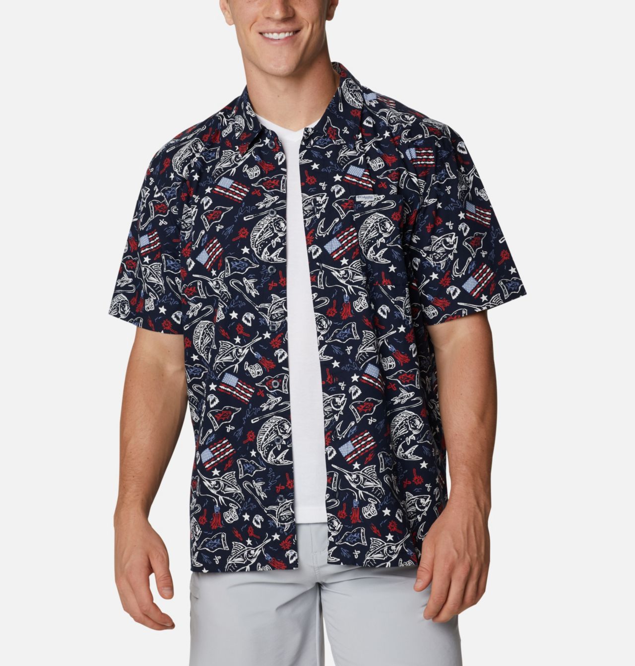 Men's PFG Trollers Best™ Short Sleeve Shirt – Tall 1