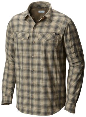 columbia silver ridge plaid long sleeve shirt