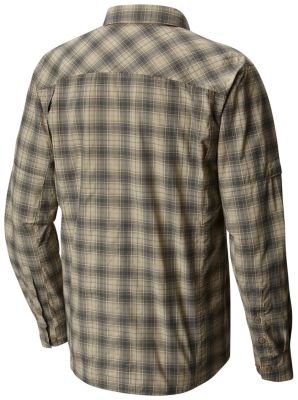 silver ridge plaid long sleeve shirt