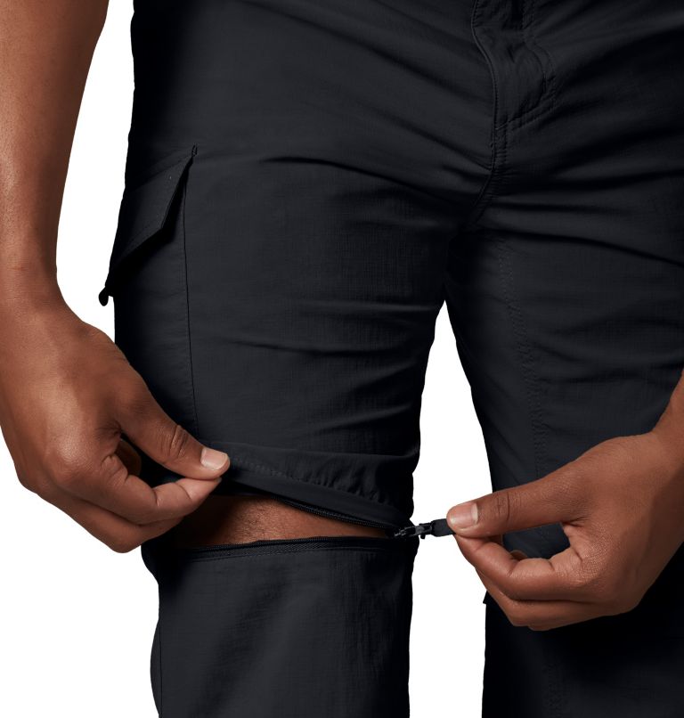 Thumbnail: Men's Silver Ridge Convertible Pants, Color: Black, image 4