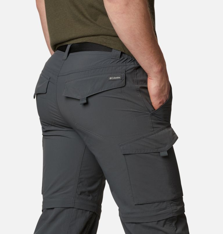 Columbia Men's 2in1 Hiking Trousers, SILVER RIDGE CONVERTIBLE PANTS, Nylon,  Tusk, Size: 30, AM8004 : : Fashion